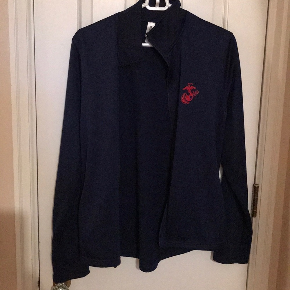 Marine Corps zip coat medium
